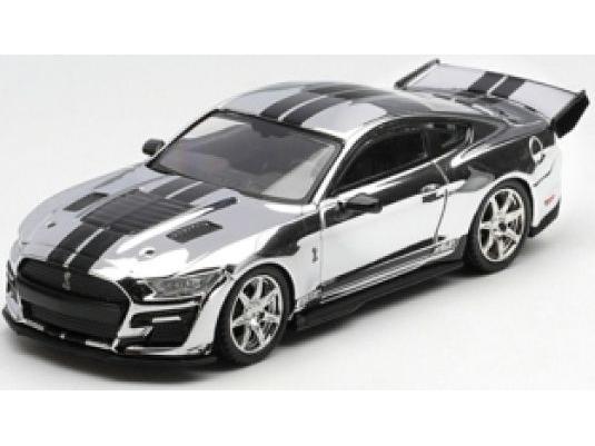 Shelby GT500 Dragon Snake Concept Chrome Silver (LHD) 1:64 Scale Diecast Model Car – MINI GT-MINI GT-Diecast Model Centre