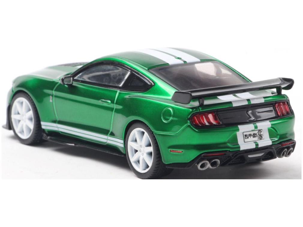 Shelby Mustang GT500 Eruption Green Metallic w/White Stripes 2020 1:43 Scale Solido Diecast Model Car-Solido-Diecast Model Centre