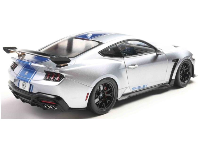 Shelby Mustang Super Snake Grey 2025 1:18 Scale Solido Diecast Model Car-Solido-Diecast Model Centre