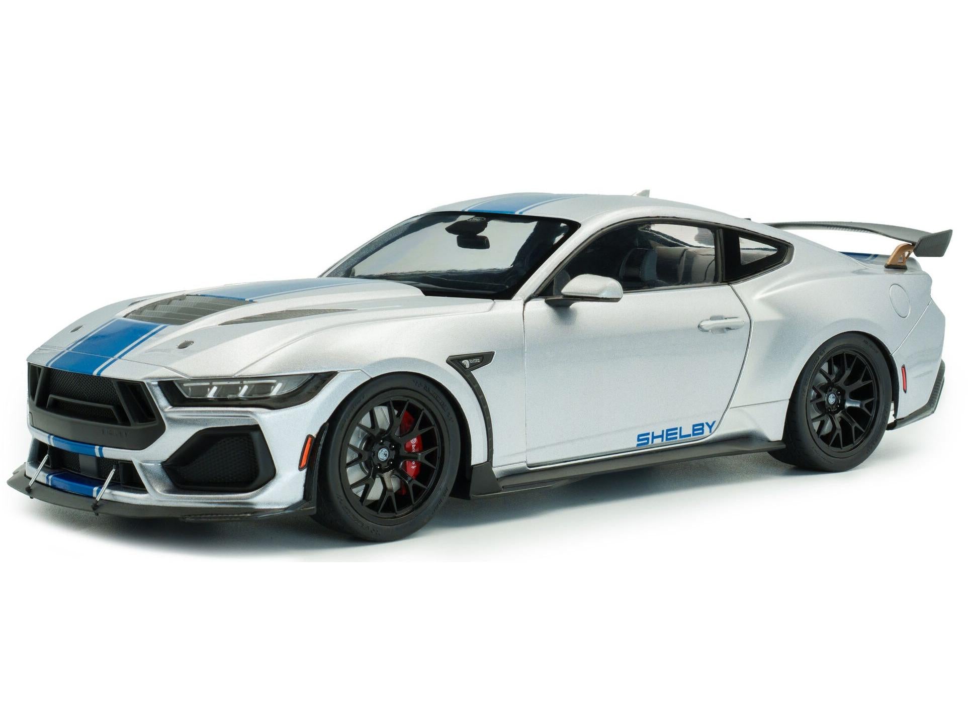 Shelby Mustang Super Snake Grey 2025 1:18 Scale Solido Diecast Model Car-Solido-Diecast Model Centre