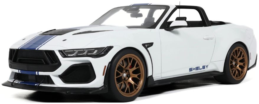 Shelby Mustang Supersnake White 2025 1:18 Scale GT Spirit Resin Model Car-GT Spirit-Diecast Model Centre
