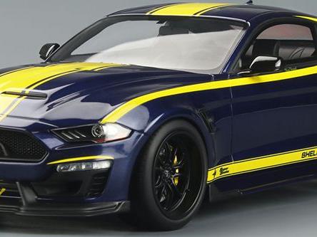 Shelby Super Snake 'Blue Hornet' Kona Blue 2021 1:18 Scale GT Spirit Resin Model Car-GT Spirit-Diecast Model Centre