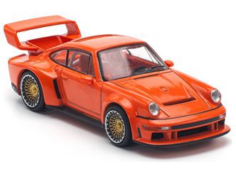 Singer DLS Turbo Track Orange - 1:64 Scale Model Car-Pop Race-Diecast Model Centre