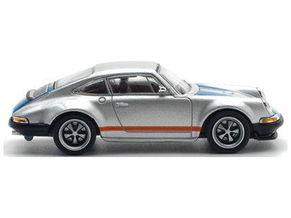 Singer silver/blue - 1:64 Scale Model Car-Pop Race-Diecast Model Centre