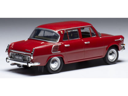 Skoda 1000 MB Red 1968 1:43 Scale IXO Diecast Model Car-IXO-Diecast Model Centre