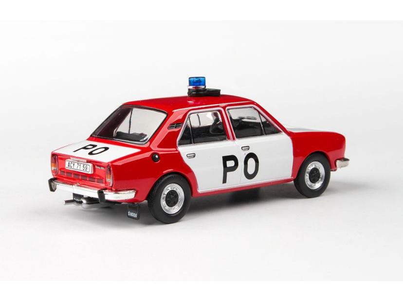 Skoda 105L 1977 Fire Brigade 1:43 Scale Abrex Diecast Model-Abrex-Diecast Model Centre