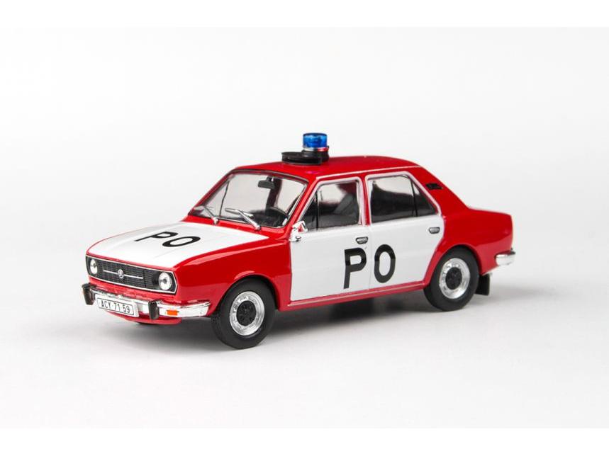 Skoda 105L 1977 Fire Brigade 1:43 Scale Abrex Diecast Model-Abrex-Diecast Model Centre