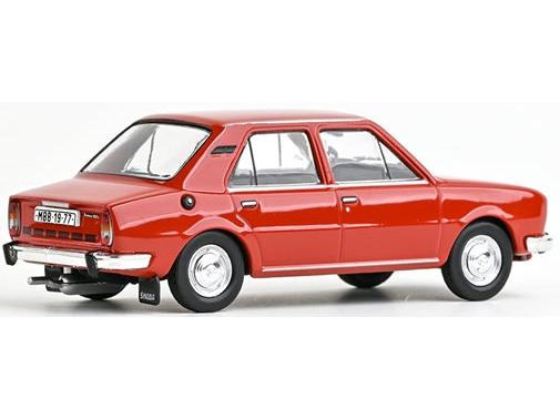 Skoda 105L 1977 Pepper Red 1:43 Scale Diecast Model Car – Abrex-Abrex-Diecast Model Centre