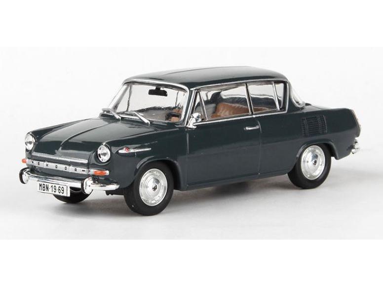 Skoda 1100MBX 1969 Dark Grey 1:43 Scale Abrex Diecast Model Car-Abrex-Diecast Model Centre