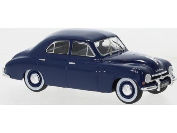 Skoda 1200 Blue 1952 1:43 Scale IXO Diecast Model Car-IXO-Diecast Model Centre