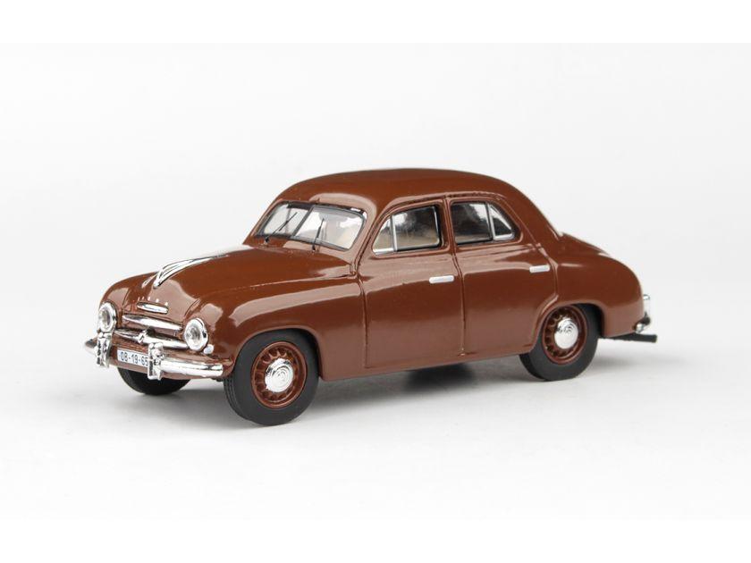 Skoda 1201 1956 Brown 1:43 Scale Abrex Diecast Model Car-Abrex-Diecast Model Centre