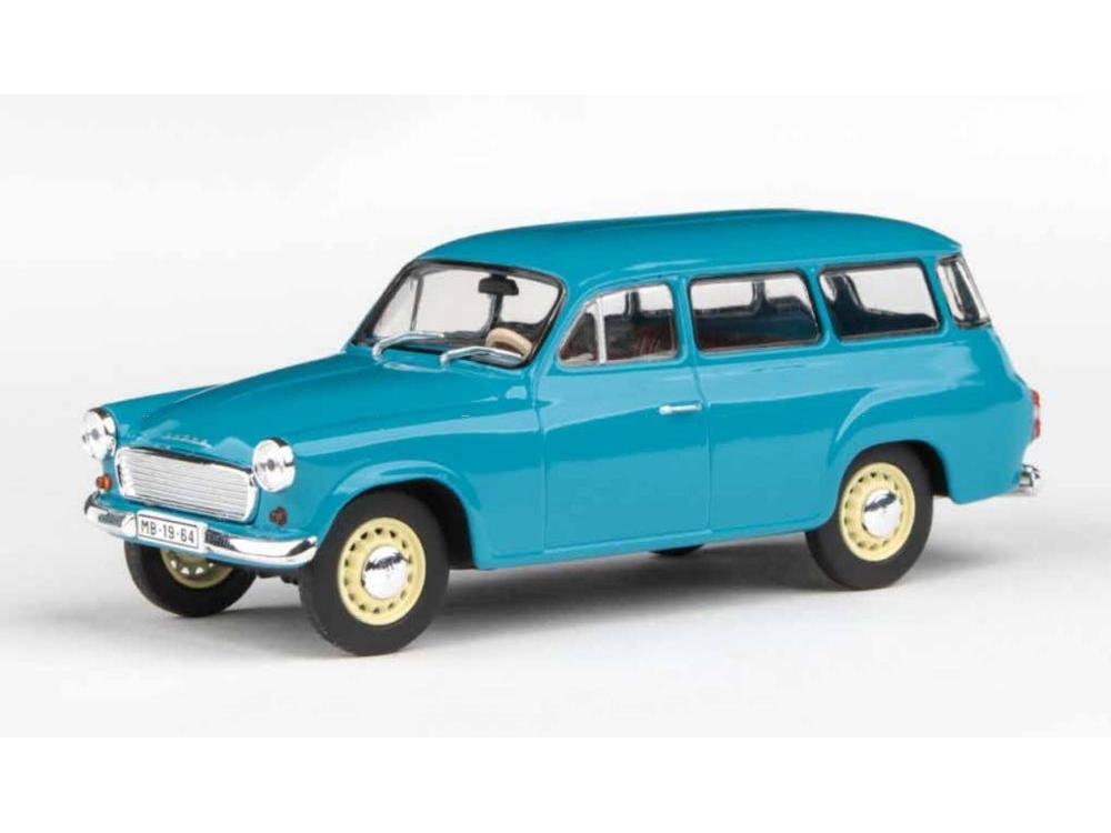 Skoda 1202 1964 Dark Turquoise 1:43 Scale Abrex Diecast Model Car-Abrex-Diecast Model Centre