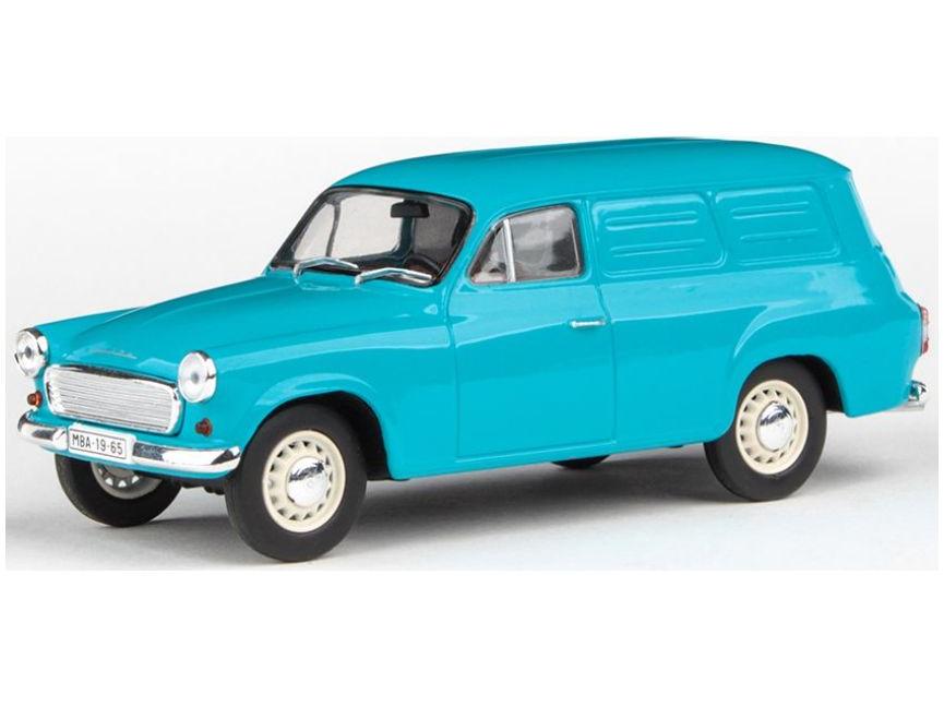 Skoda 1202 Van 1965 Turquoise 1:43 Scale Abrex Diecast Model Car-Abrex-Diecast Model Centre