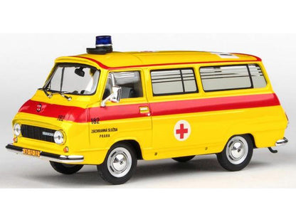Skoda 1203 1974 Ambulance 1:43 Scale Abrex Diecast Model-Abrex-Diecast Model Centre
