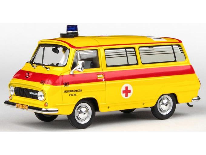 Skoda 1203 1974 Ambulance 1:43 Scale Abrex Diecast Model-Abrex-Diecast Model Centre