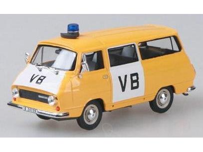 Skoda 1203 1974 Czech Communist Police 1:43 Scale Abrex Diecast Model-Abrex-Diecast Model Centre