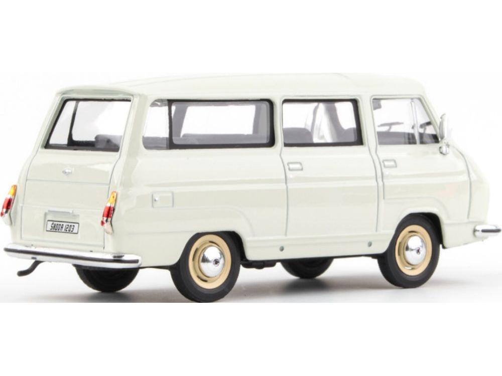 Skoda 1203 1974 Ice White 1:43 Scale Abrex Diecast Model Car-Abrex-Diecast Model Centre