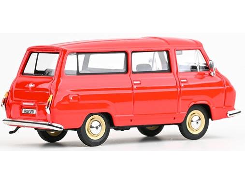 Skoda 1203 1974 Light Red 1:43 Scale Diecast Bus – Abrex-Abrex-Diecast Model Centre
