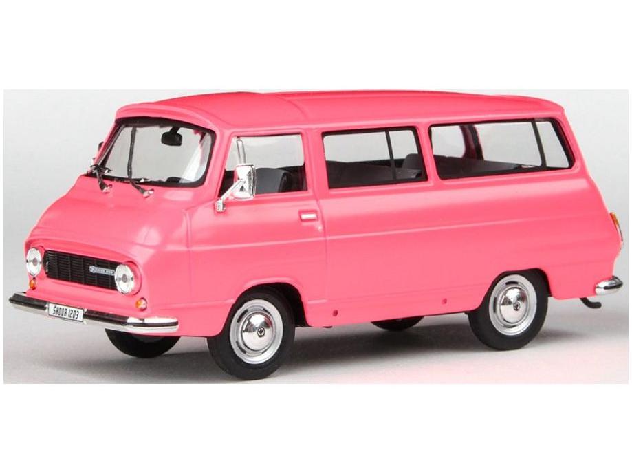 Skoda 1203 1974 Pink Matte 1:43 Scale Abrex Diecast Model Car-Abrex-Diecast Model Centre