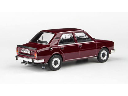 Skoda 120L 1982 Maroon Red 1:43 Scale Abrex Diecast Model Car-Abrex-Diecast Model Centre