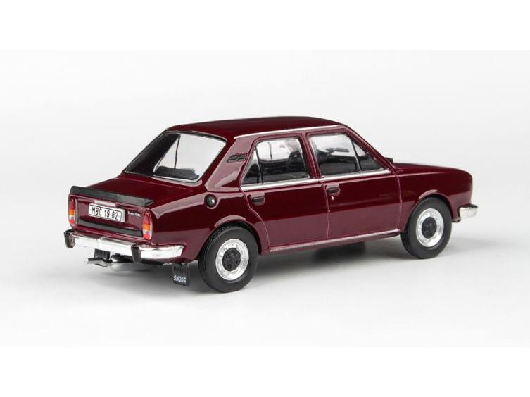 Skoda 120L 1982 Maroon Red 1:43 Scale Abrex Diecast Model Car-Abrex-Diecast Model Centre