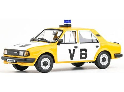 Skoda 120L 1984 Czechoslovak Communist Police 1:43 Scale Diecast Car – Abrex-Abrex-Diecast Model Centre