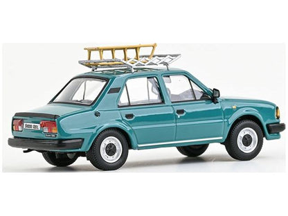 Skoda 120L 1984 Light Turquoise 1:43 Scale Abrex Diecast Model Car-Abrex-Diecast Model Centre
