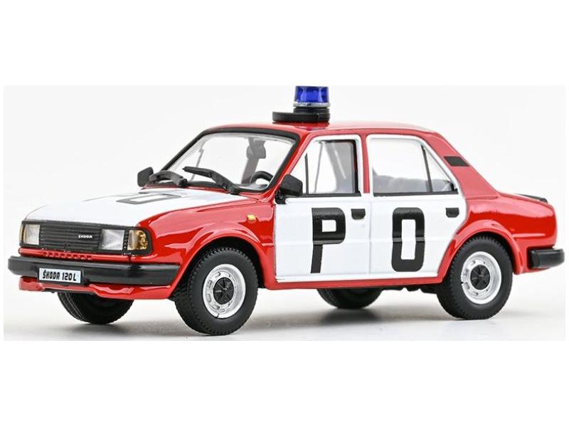 Skoda 120L 1984 PO 1:43 Scale Abrex Diecast Model Car-Abrex-Diecast Model Centre