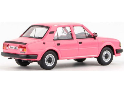 Skoda 120L 1984 Pink 1:43 Scale Abrex Diecast Model Car-Abrex-Diecast Model Centre
