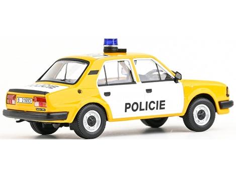 Skoda 120L 1984 Police 1:43 Scale Diecast Car – Abrex-Abrex-Diecast Model Centre
