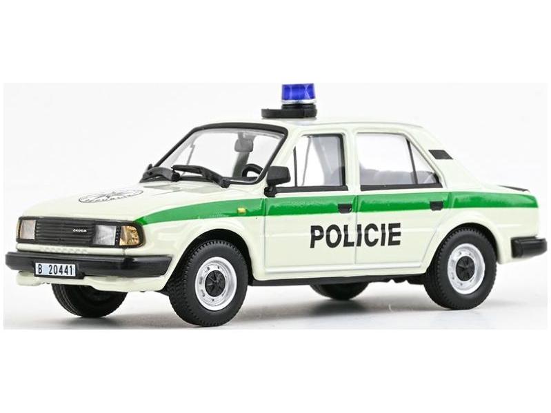 Skoda 120L 1984 Policie 1:43 Scale Abrex Diecast Model Car-Abrex-Diecast Model Centre