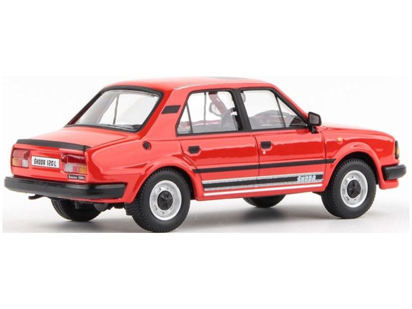 Skoda 120L 1984 Red Arrow 1:43 Scale Abrex Diecast Model Car-Abrex-Diecast Model Centre