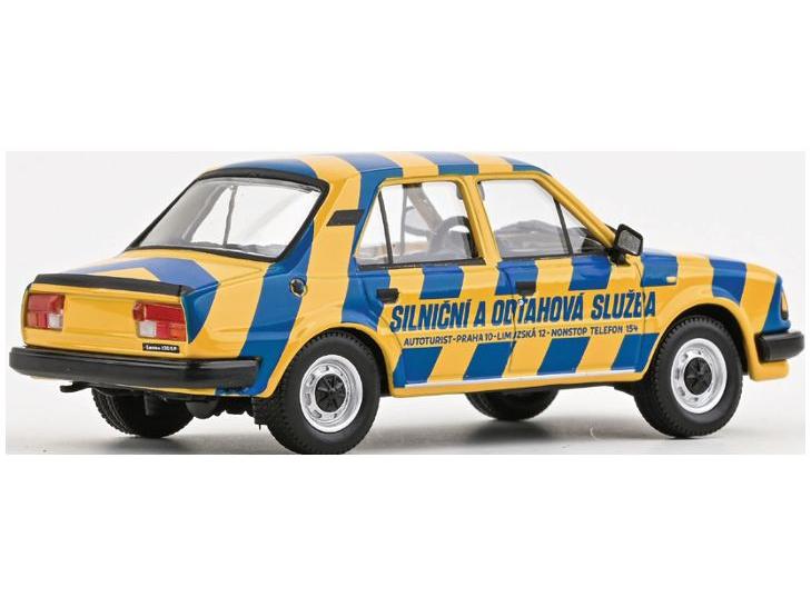 Skoda 120L 1984 Road and Assistance Service 1:43 Scale Abrex Diecast Model Car-Abrex-Diecast Model Centre