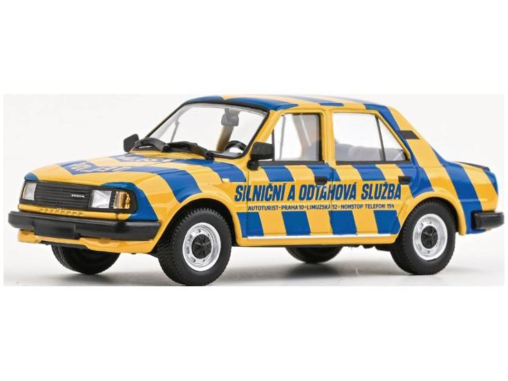 Skoda 120L 1984 Road and Assistance Service 1:43 Scale Abrex Diecast Model Car-Abrex-Diecast Model Centre