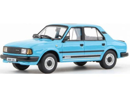 Skoda 120L 1984 Sky Blue 1:43 Scale Abrex Diecast Model Car-Abrex-Diecast Model Centre