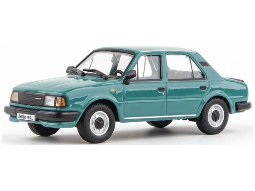 Skoda 120L 1984 Turquoise 1:43 Scale Abrex Diecast Model Car-Abrex-Diecast Model Centre