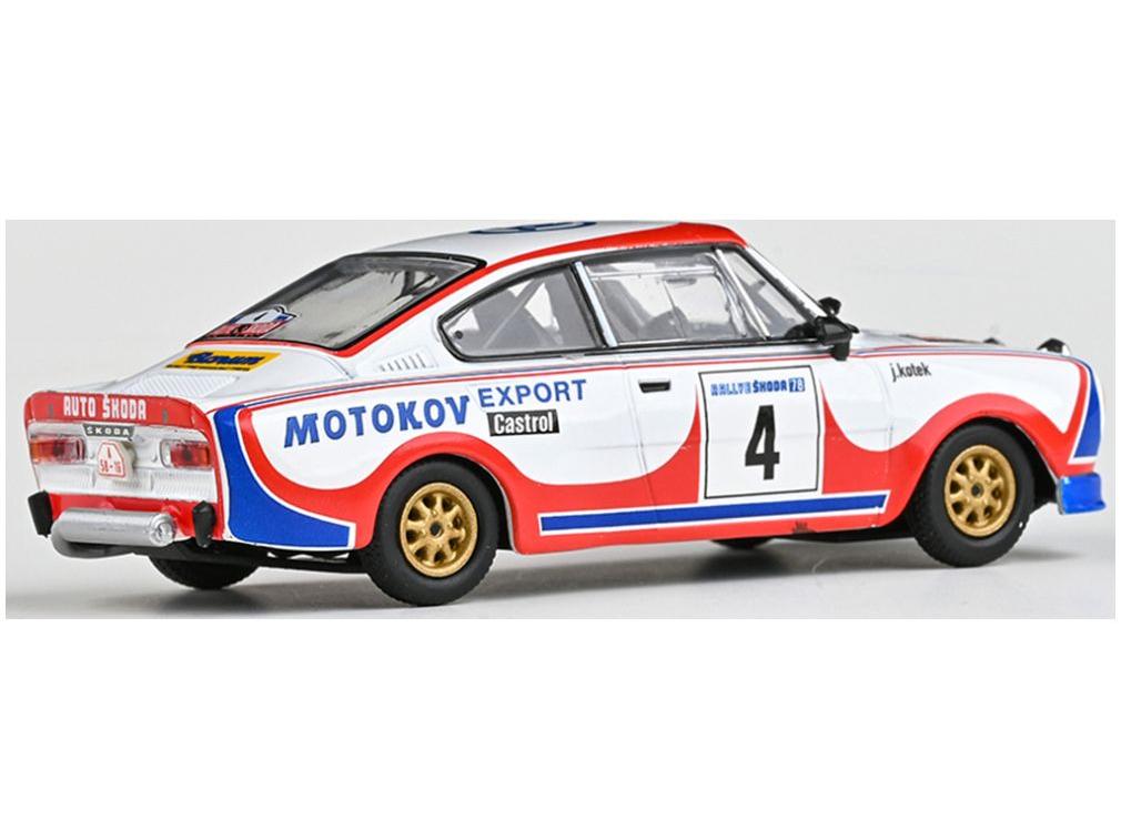 Skoda 130RS Rallye Skoda 1978 #4 Kvaizar Kotek 1977 1:43 Scale Abrex Diecast Model Car-Abrex-Diecast Model Centre