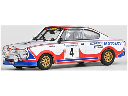 Skoda 130RS Rallye Skoda 1978 #4 Kvaizar Kotek 1977 1:43 Scale Abrex Diecast Model Car-Abrex-Diecast Model Centre
