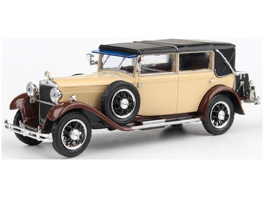 Skoda 860 1932 Beige Light 1:43 Scale Abrex Diecast Model Car-Abrex-Diecast Model Centre
