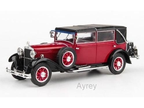 Skoda 860 1932 Dark Red 1:43 Scale Abrex Diecast Model Car-Abrex-Diecast Model Centre