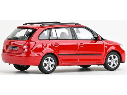 Skoda Fabia II Combi 2007 Corrida Red 1:43 Scale Diecast Model Car – Abrex-Abrex-Diecast Model Centre