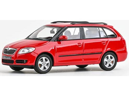 Skoda Fabia II Combi 2007 Corrida Red 1:43 Scale Diecast Model Car – Abrex-Abrex-Diecast Model Centre