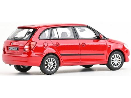 Skoda Fabia II FL Combi 2013 Corrida Red 1:43 Scale Diecast Car – Abrex-Abrex-Diecast Model Centre
