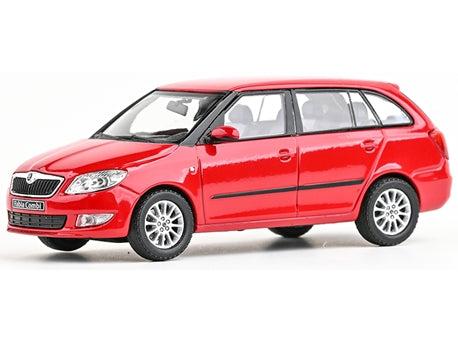 Skoda Fabia II FL Combi 2013 Corrida Red 1:43 Scale Diecast Car – Abrex-Abrex-Diecast Model Centre