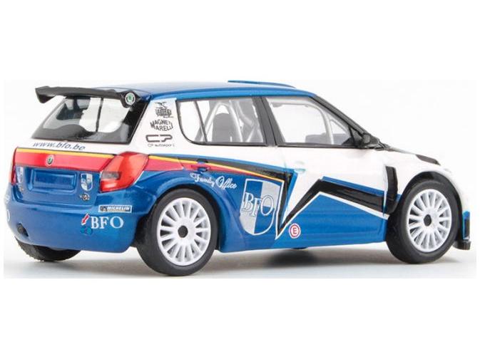 Skoda Fabia II FL S2000 2010 BFO Skoda Rally Team Loix Design 2011 1:43 Scale Abrex Diecast Model Car-Abrex-Diecast Model Centre