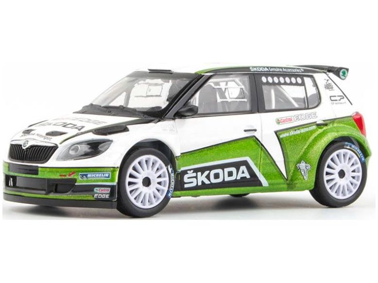 Skoda Fabia II FL S2000 2010 Motorsport Design 2012 II Asphalt Wheels 1:43 Scale Abrex Diecast Model Car-Abrex-Diecast Model Centre