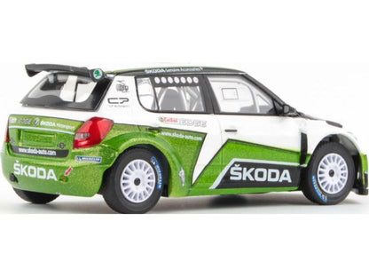 Skoda Fabia II FL S2000 2010 Motorsport Design 2012 II Gravel Wheels 1:43 Scale Abrex Diecast Model Car-Abrex-Diecast Model Centre