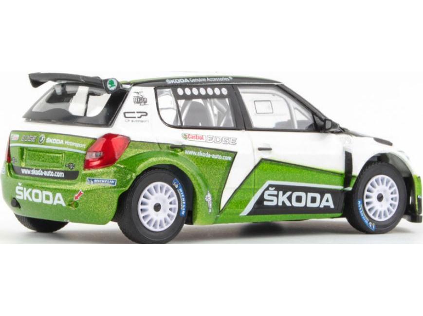 Skoda Fabia II FL S2000 2010 Motorsport Design 2012 II Gravel Wheels 1:43 Scale Abrex Diecast Model Car-Abrex-Diecast Model Centre