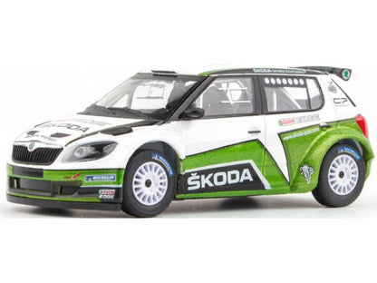Skoda Fabia II FL S2000 2010 Motorsport Design 2012 II Gravel Wheels 1:43 Scale Abrex Diecast Model Car-Abrex-Diecast Model Centre