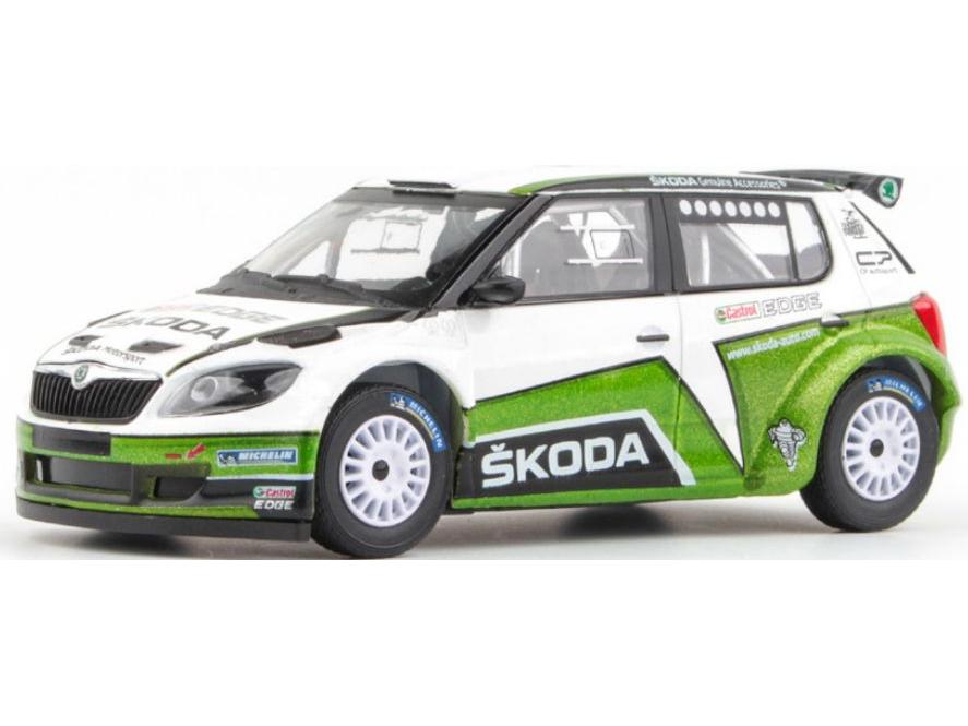 Skoda Fabia II FL S2000 2010 Motorsport Design 2012 II Gravel Wheels 1:43 Scale Abrex Diecast Model Car-Abrex-Diecast Model Centre
